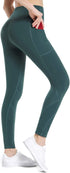 High Waisted Tummy Control Leggings-Yoga-Pants with Pockets Leggings for Women Workout Squat Proof Tights